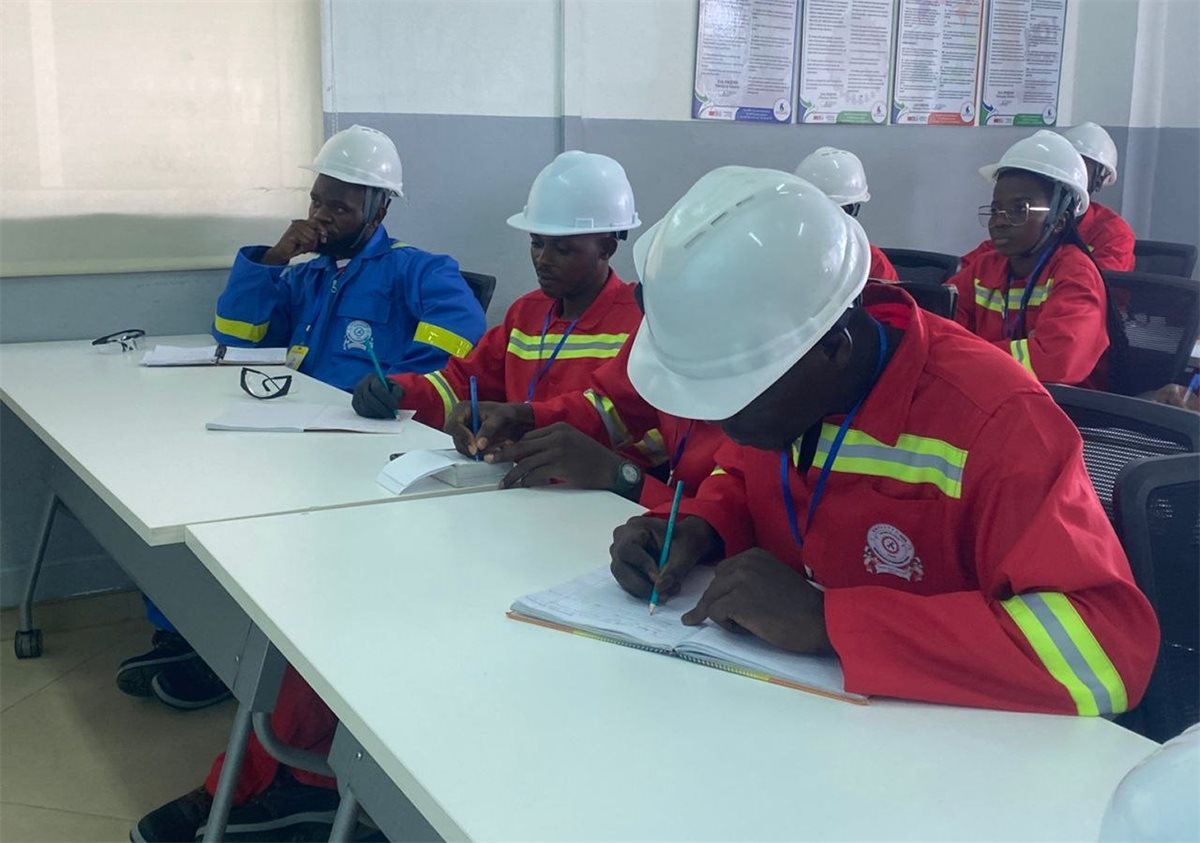 TVET trainees in workshop